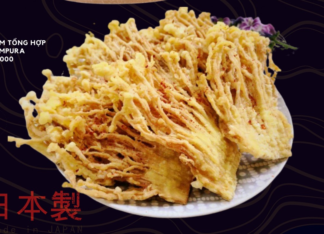 E11. Tempura nấm tổng hợp Kinoko tempura